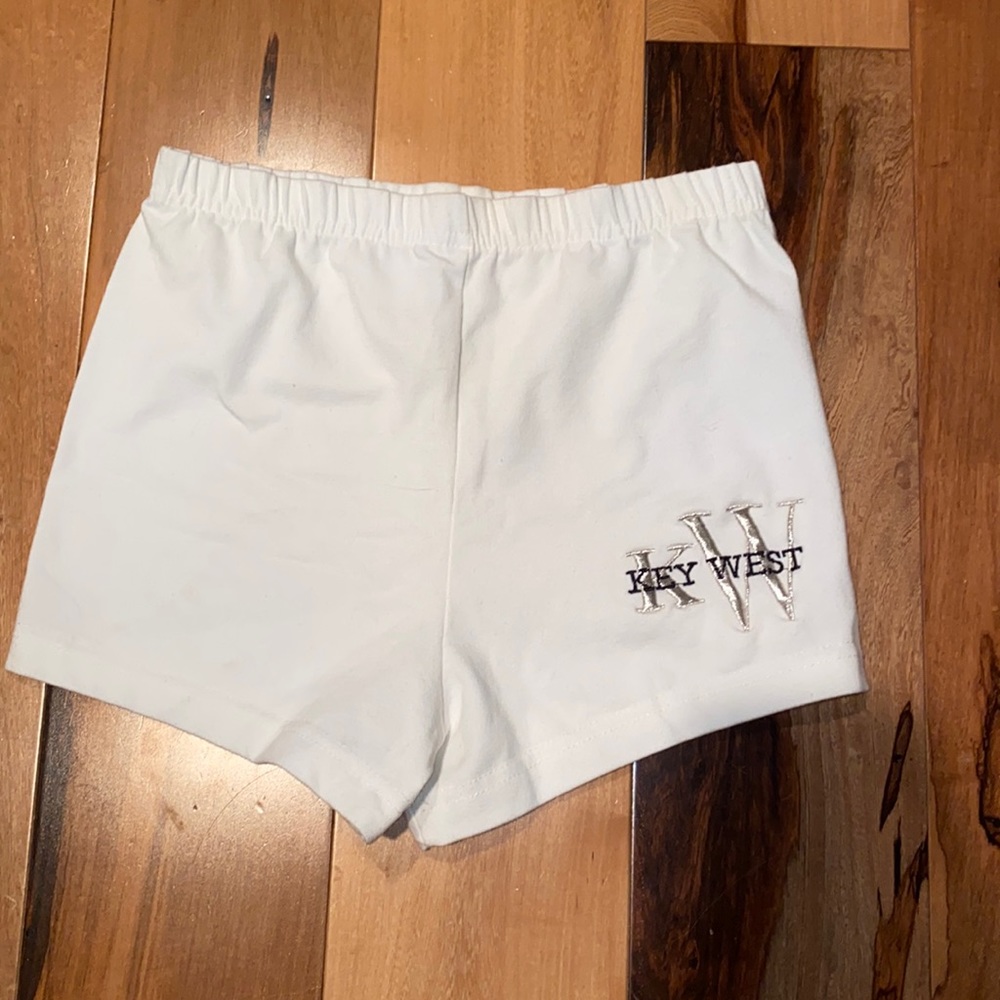VINTAGE KEY WEST HOTPANTS SHORTS - GIRLS MEDUIM STRETCHY